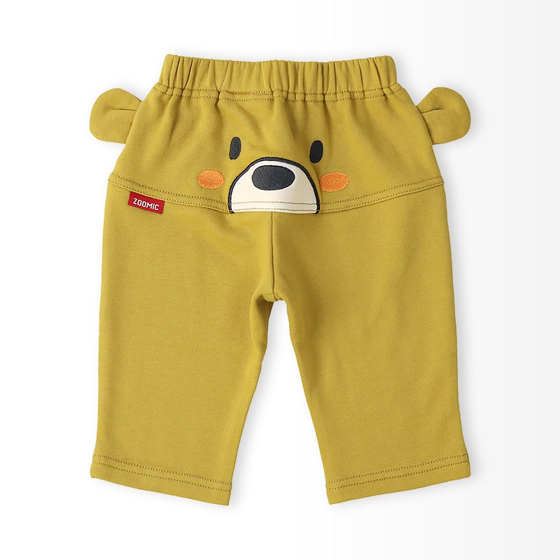 耳付きフェイス刺繍パンツ【ZOOMICズーミック】
