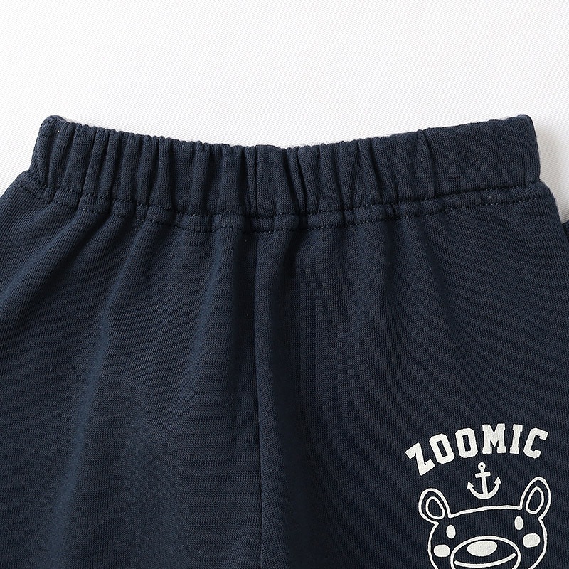 耳付きフェイス刺繍パンツ【ZOOMICズーミック】