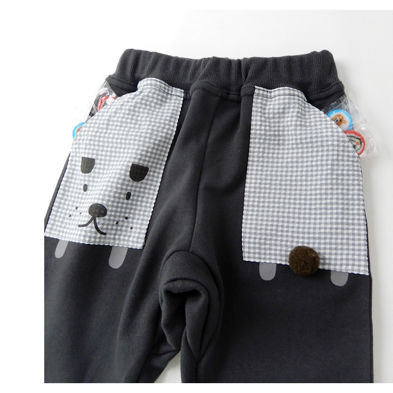 子供服 ボトムス ズードッグ デザインポケパンツ ( 80-130cm)【ZOODOG】 キッズ ベビー ベビー服 かわいい わんこ ワンちゃん 二次加工 男の子 男子 男児 ブランド ファッション ブランド ファッション