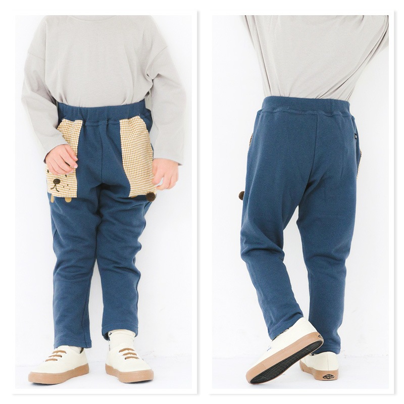 子供服 ボトムス ズードッグ デザインポケパンツ ( 80-130cm)【ZOODOG】 キッズ ベビー ベビー服 かわいい わんこ ワンちゃん 二次加工 男の子 男子 男児 ブランド ファッション ブランド ファッション