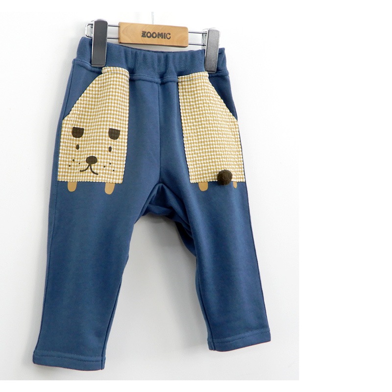 子供服 ボトムス ズードッグ デザインポケパンツ ( 80-130cm)【ZOODOG】 キッズ ベビー ベビー服 かわいい わんこ ワンちゃん 二次加工 男の子 男子 男児 ブランド ファッション ブランド ファッション