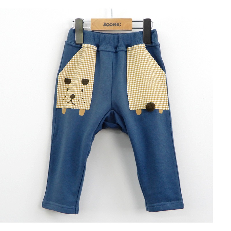 子供服 ボトムス ズードッグ デザインポケパンツ ( 80-130cm)【ZOODOG】 キッズ ベビー ベビー服 かわいい わんこ ワンちゃん 二次加工 男の子 男子 男児 ブランド ファッション ブランド ファッション