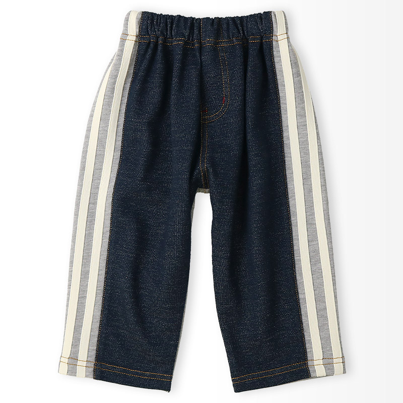 デニム切替サイドラインパンツ【ZOOMICズーミック】