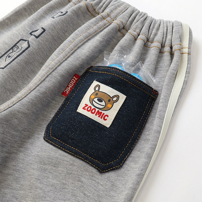 デニム切替サイドラインパンツ【ZOOMICズーミック】