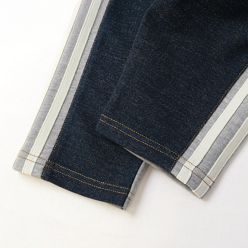 デニム切替サイドラインパンツ【ZOOMICズーミック】