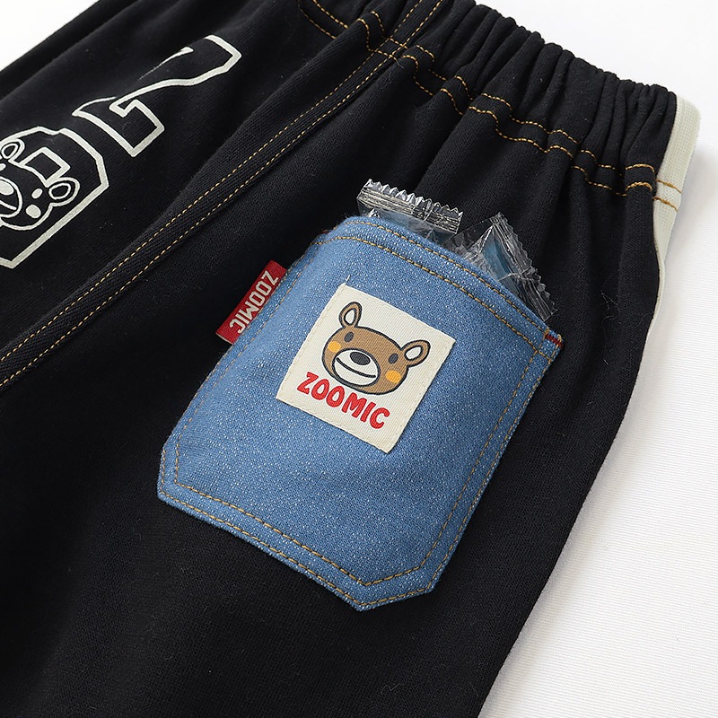 デニム切替サイドラインパンツ【ZOOMICズーミック】