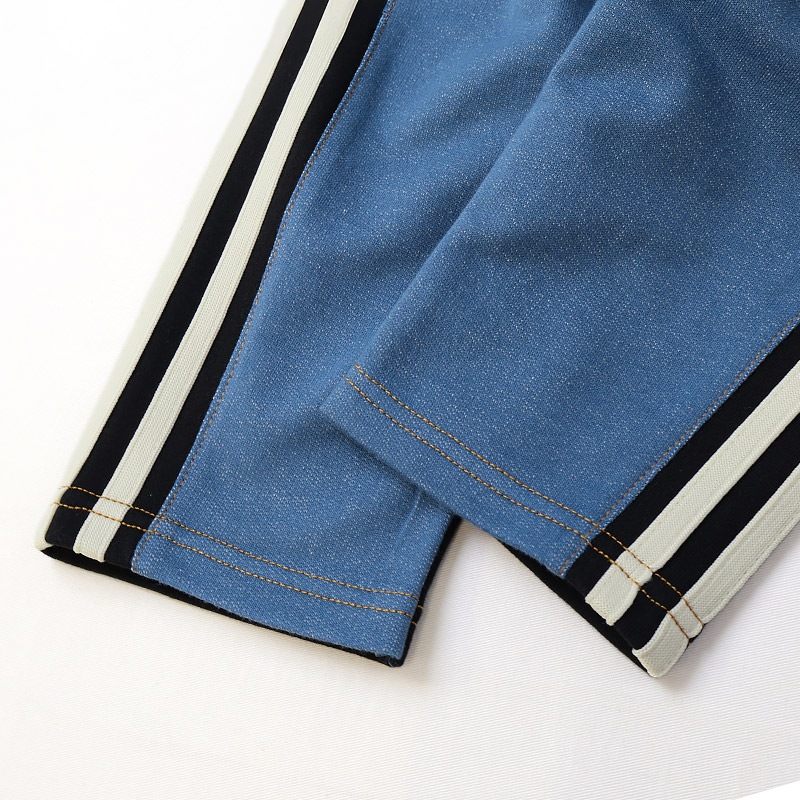 デニム切替サイドラインパンツ【ZOOMICズーミック】