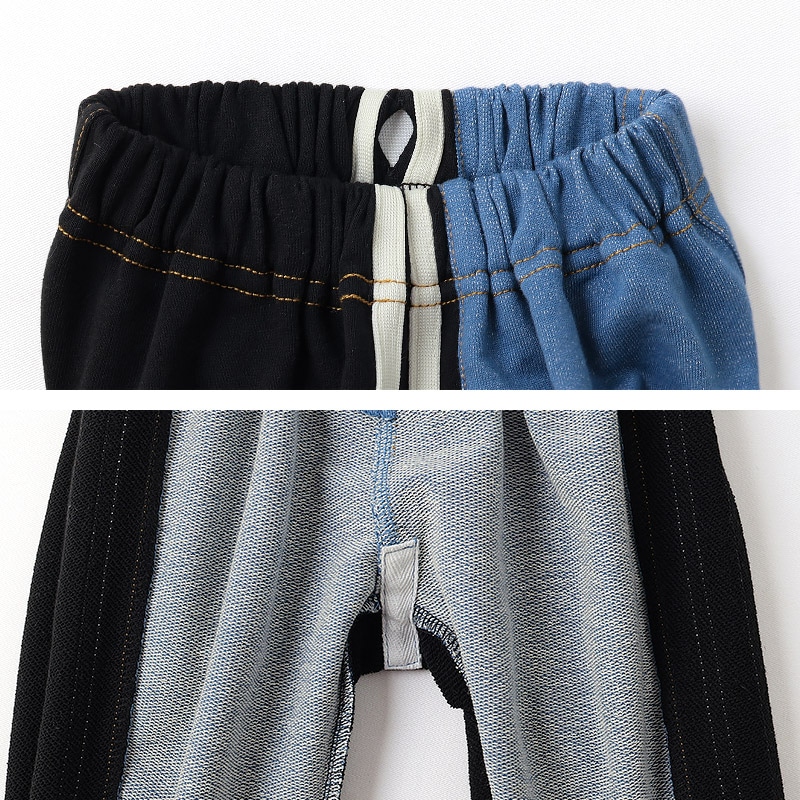デニム切替サイドラインパンツ【ZOOMICズーミック】