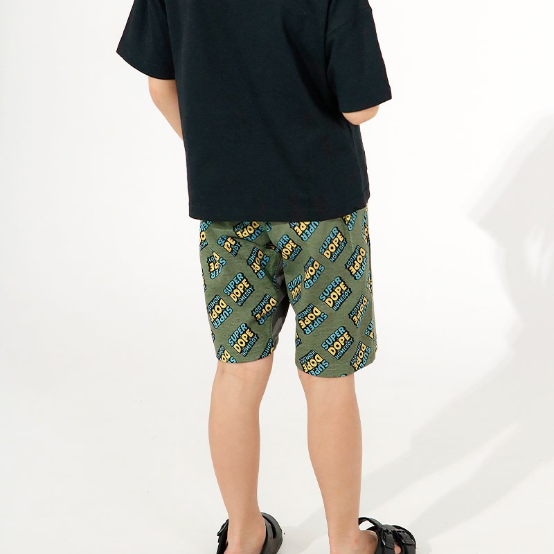 メッシュ切替デザインハーフパンツ【GrinLab グリンラボ】｜80-130cm