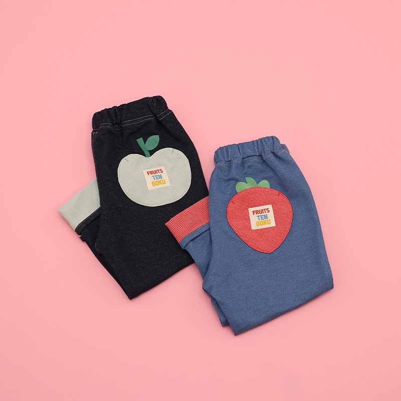 フルーツプリント7分丈パンツ【フルーツ天国】