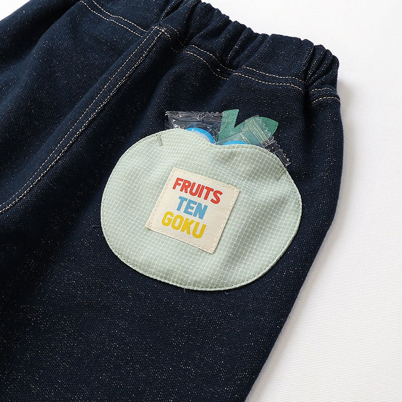 フルーツプリント7分丈パンツ【フルーツ天国】