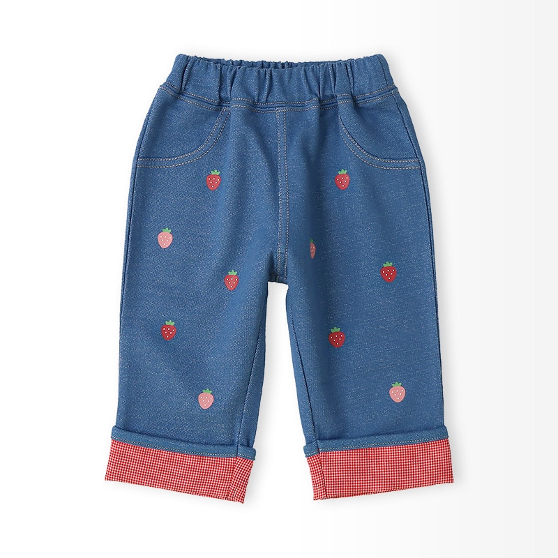 フルーツプリント7分丈パンツ【フルーツ天国】