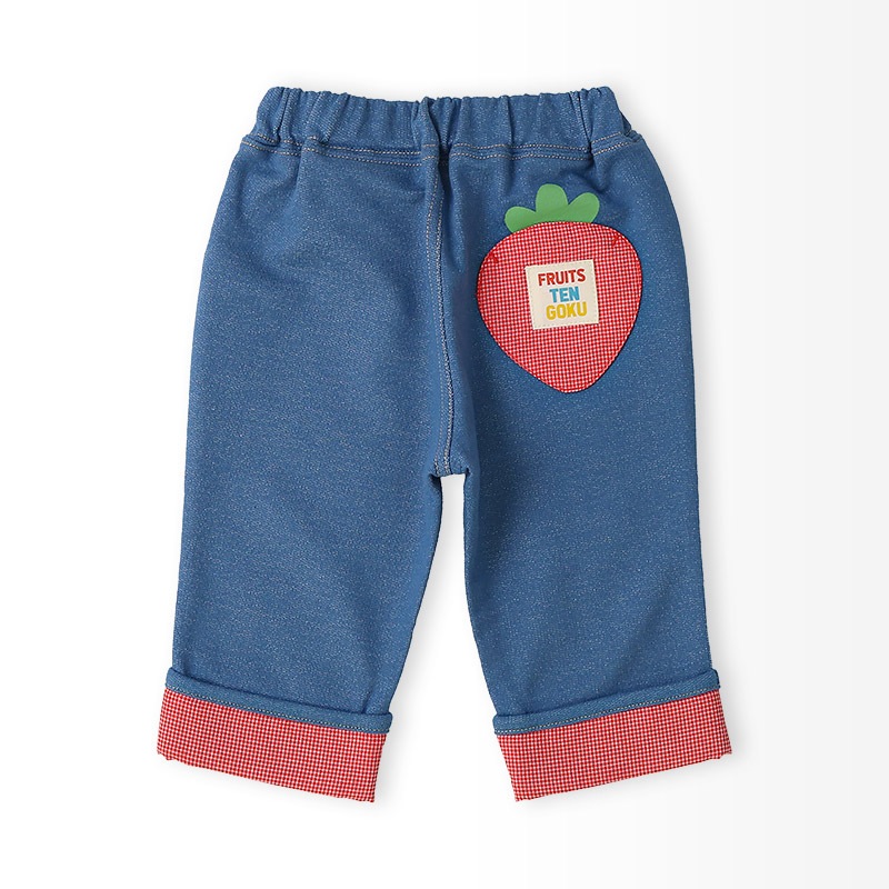 フルーツプリント7分丈パンツ【フルーツ天国】