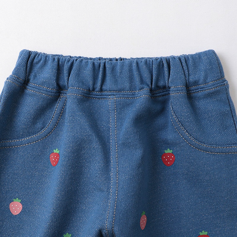 フルーツプリント7分丈パンツ【フルーツ天国】