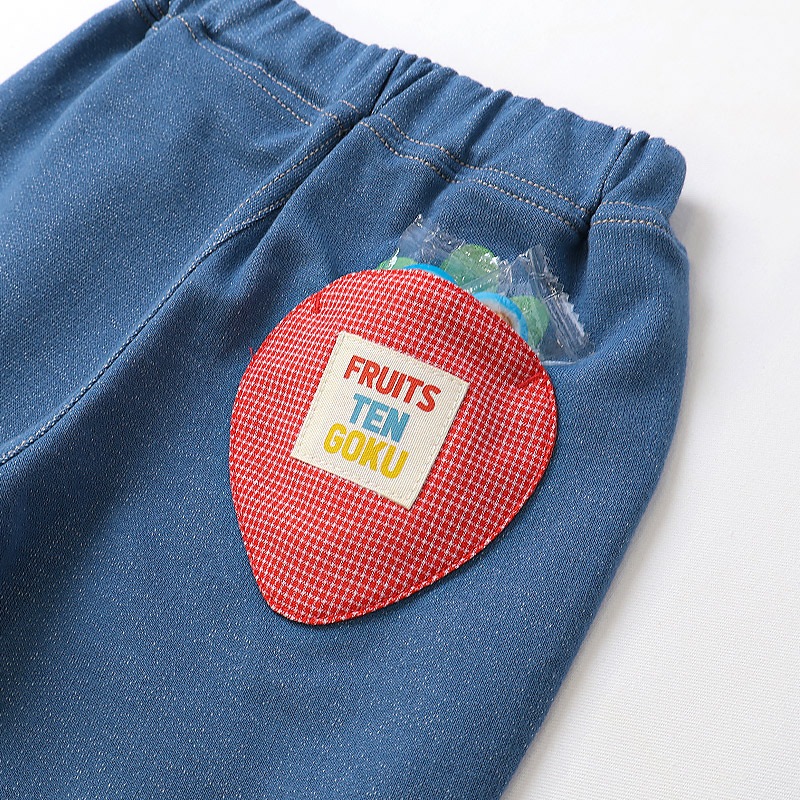 フルーツプリント7分丈パンツ【フルーツ天国】