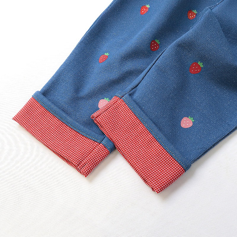 フルーツプリント7分丈パンツ【フルーツ天国】