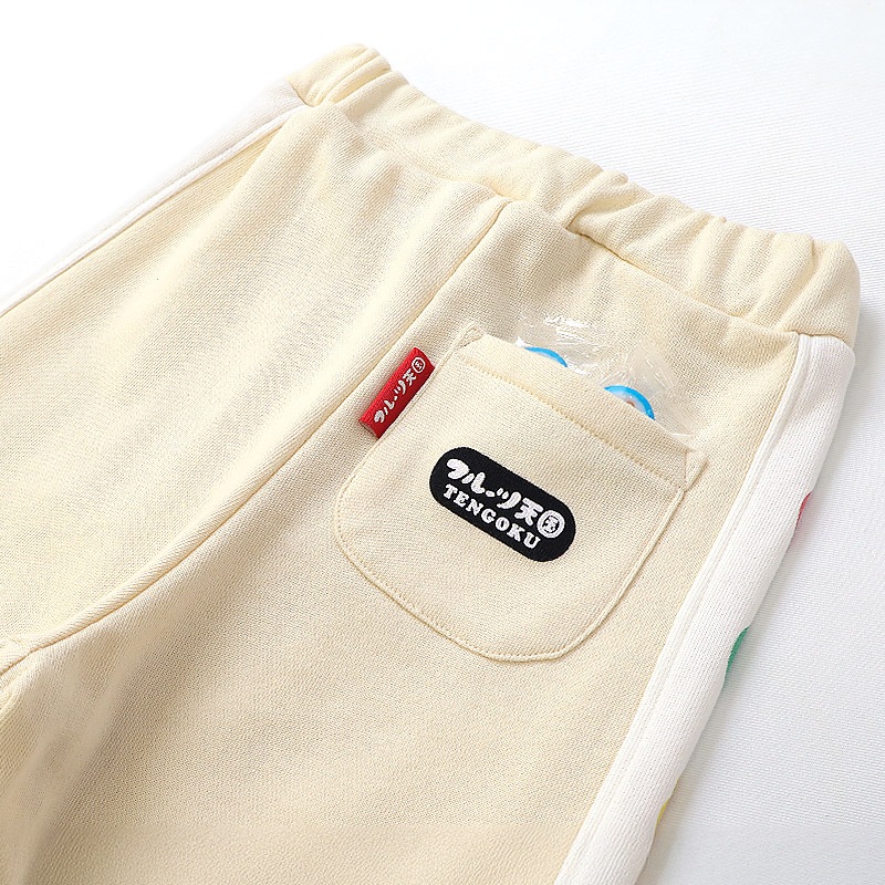 フルーツ柄サイドラインパンツ【フルーツ天国】