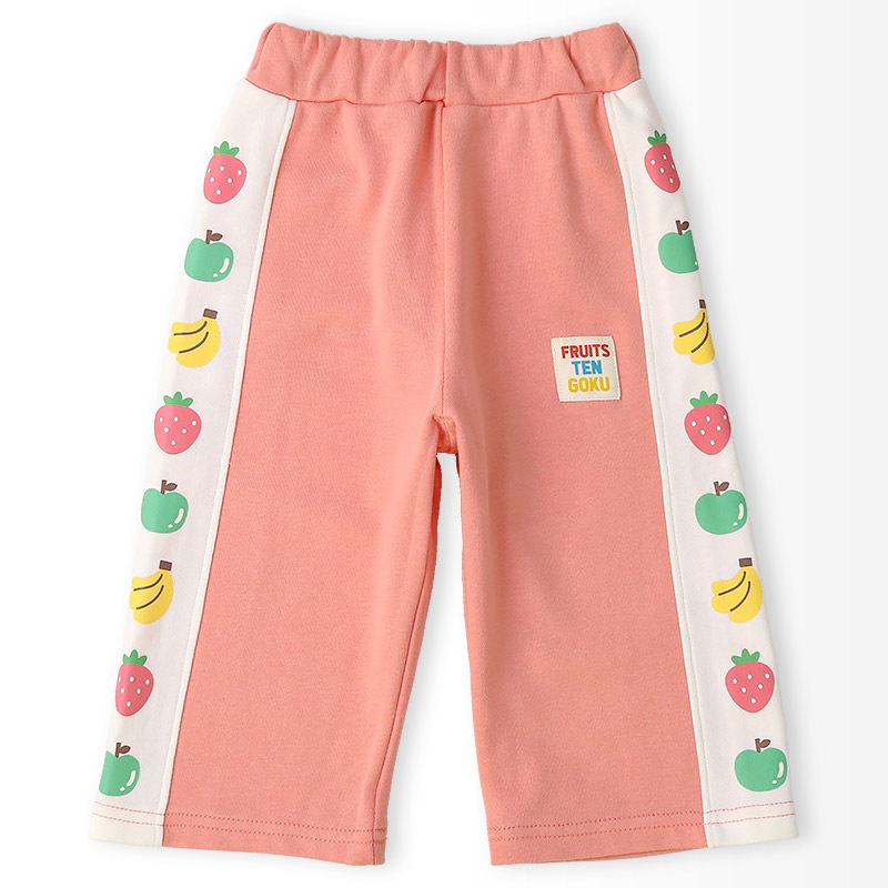 フルーツ柄サイドラインパンツ【フルーツ天国】