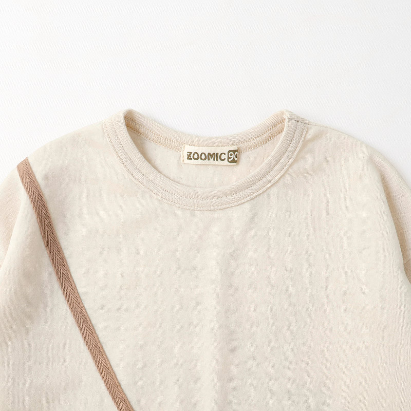 ふっくらメロンパン長袖Tシャツ|80-130cm【 ZOOMIC ズーミック パン屋シリーズ 】