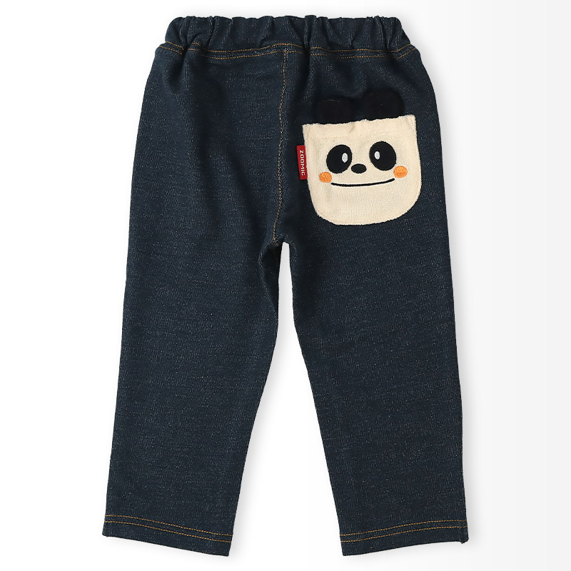 チケット付きニットデニムパンツ【ZOOMICズーミック】<