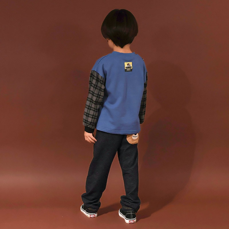 チケット付きニットデニムパンツ【ZOOMICズーミック】<