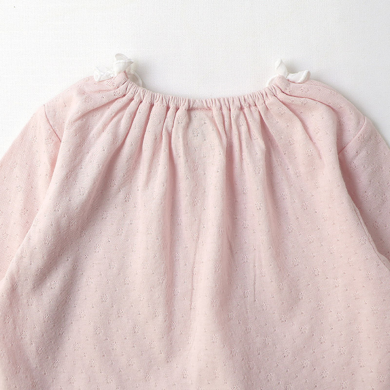 裾レースフリルTシャツ【Uzulandウズランド】