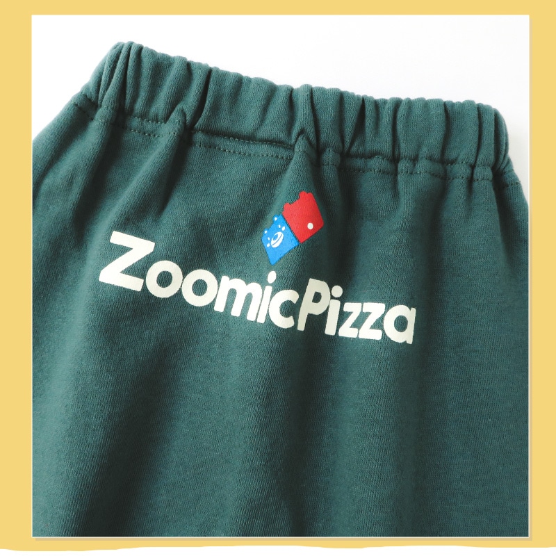 10分丈パンツ キッズ ベビー ジョガーパンツ ロングパンツ 裾リブ ポケット 男の子 女の子 裏毛 ( 80-130cm )【 ZOOMIC ズーミック 】 子供服 ボトムス キャラクター ピザ 食べ物 くま おもしろ かわいい 秋物 80cm 90cm 95cm 100cm 110cm 120cm 130cm