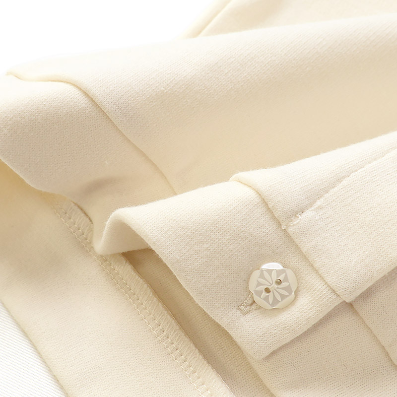 スカラップ衿付きカーディガン【Uzulandウズランド】