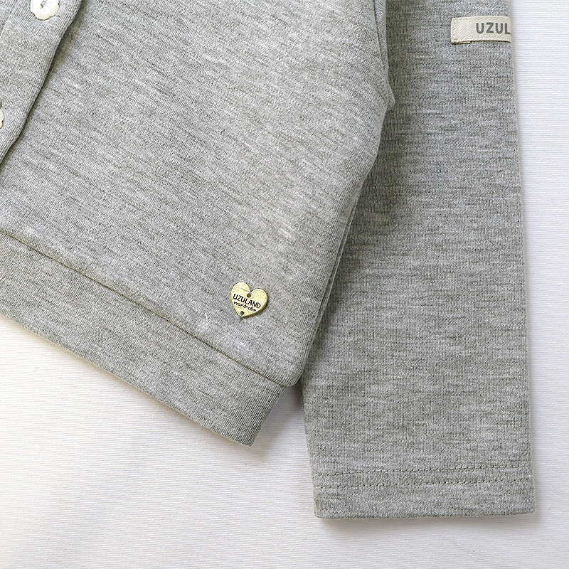 スカラップ衿付きカーディガン【Uzulandウズランド】