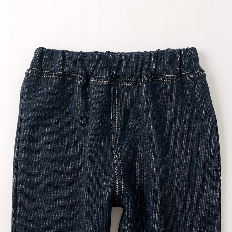 チェック折り返し7分丈パンツ|80-130cm【 ZOOMIC ズーミック パン屋シリーズ 】