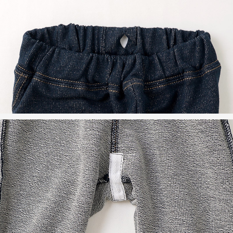 チェック折り返し7分丈パンツ|80-130cm【 ZOOMIC ズーミック パン屋シリーズ 】