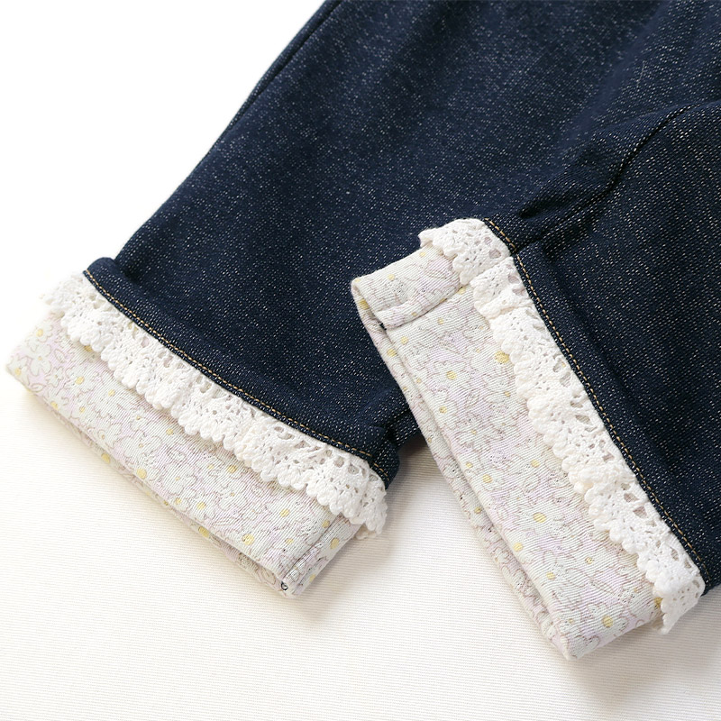 小花柄ロールアップ7分丈パンツ【Uzulandウズランド】