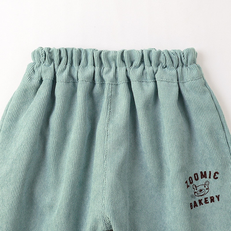 食パンポケット付きコーデュロイボトムス｜80-130cm【 ZOOMIC ズーミック パン屋シリーズ 】