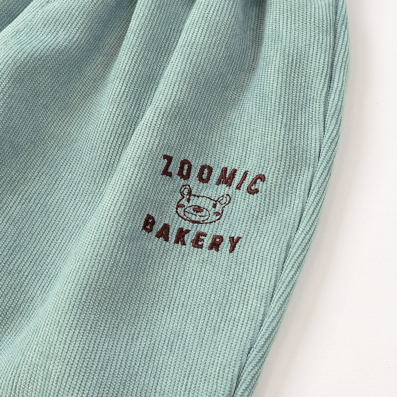 食パンポケット付きコーデュロイボトムス｜80-130cm【 ZOOMIC ズーミック パン屋シリーズ 】