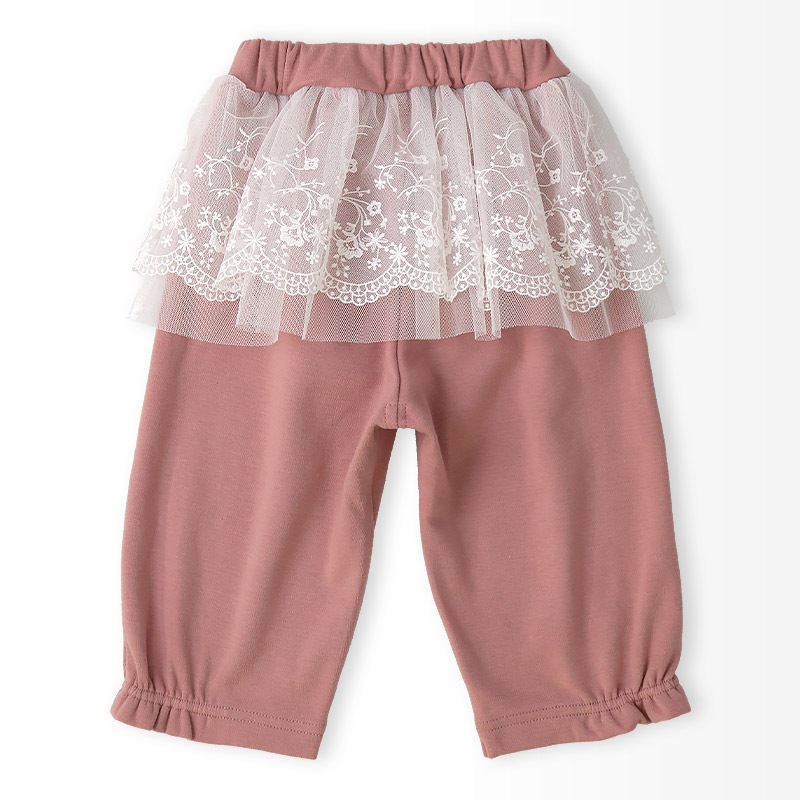 チュールレース付きパンツ【Uzulandウズランド】