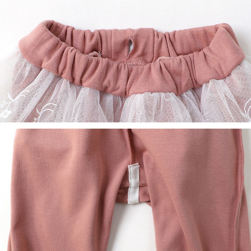 チュールレース付きパンツ【Uzulandウズランド】