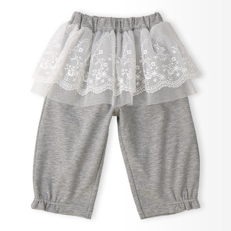 チュールレース付きパンツ【Uzulandウズランド】