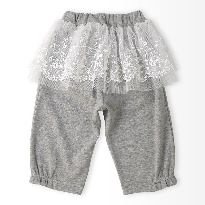 チュールレース付きパンツ【Uzulandウズランド】