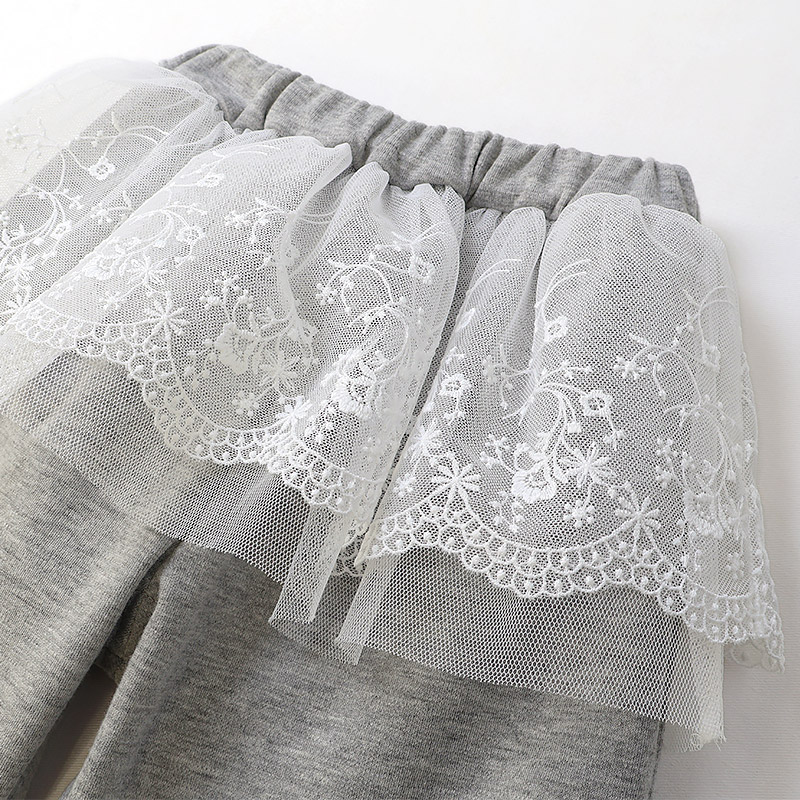 チュールレース付きパンツ【Uzulandウズランド】