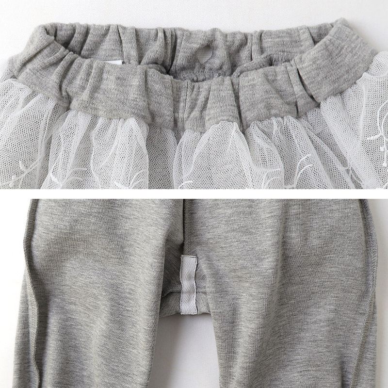 チュールレース付きパンツ【Uzulandウズランド】