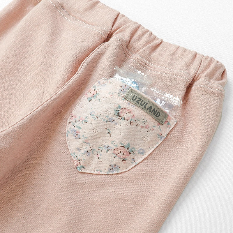 小花柄ロールアップハーフパンツ【 Uzuland ウズランド 】｜80-130cm