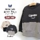 子供服 トレーナー 裏起毛 ボーイズ トップス 切替 デザイン プリント 綿100% 長袖 ( 100-160cm ) 【GrinLab】 グリンラボ 男の子 裏毛 キッズ くすみ レトロ ゆったり 