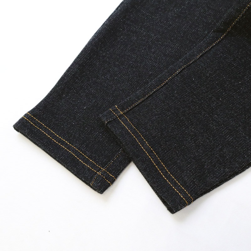 キッズ 10分丈パンツ ニットデニム パンツ アップリケ 男の子 女の子 起毛なし 【フルーツ天国】 ベビー ストレッチ ズボン デニムパンツ ボトムス 伸縮 伸びる ウエストゴム バナナ イチゴ 苺 いちご 男児 女児 80 90 95 100 110 120 130