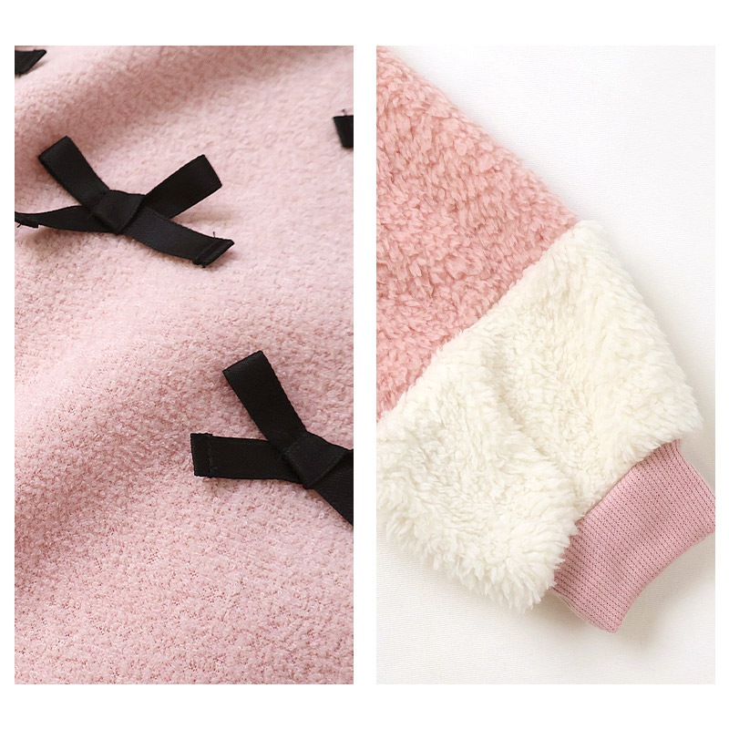 キッズ ベビー スウェットトレーナー 長袖 裏起毛 起毛あり ボア フリース ブークレ 女の子 【GrinLab グリンラボ】 スエット トップス インナー うさぎ ネコ ねこ 猫 ハート ユニコーン リボン フリル ポシェット スパンコール チュール かわいい 80 90 95 100 110 120 130