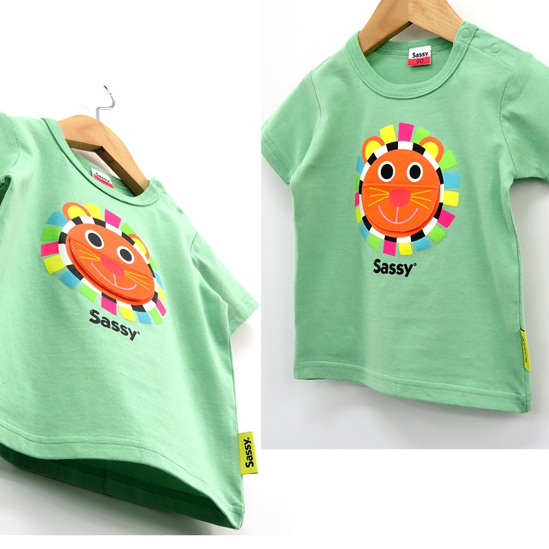 トップス サッシー 綿100％ 半袖 Tシャツ ( 80-95cm )【 Sassy
