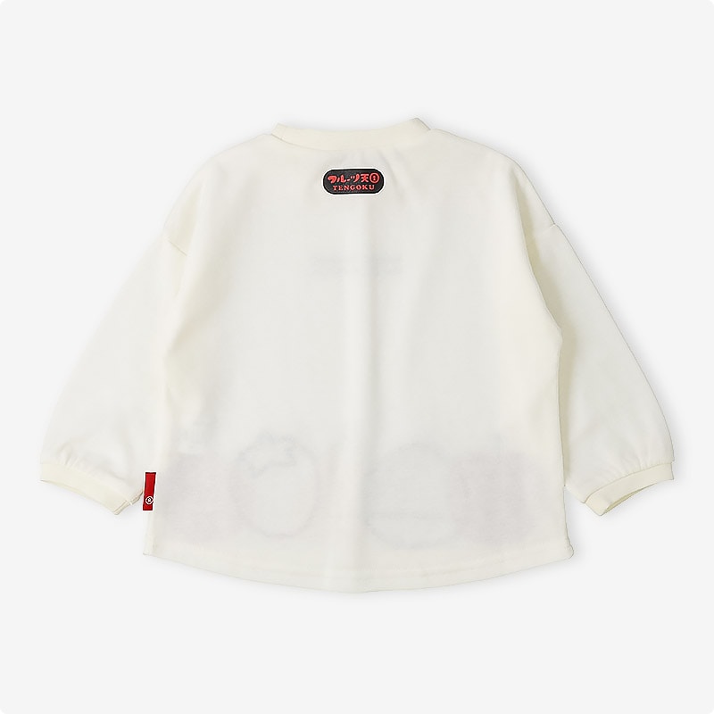 フルーツアップリケ長袖Tシャツ|80-130cm 【 フルーツ天国 】