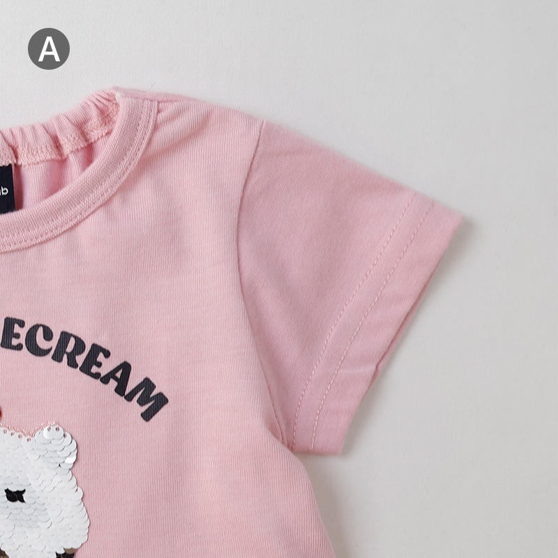 キラキラスパンコール半袖Tシャツ【GrinLab グリンラボ】