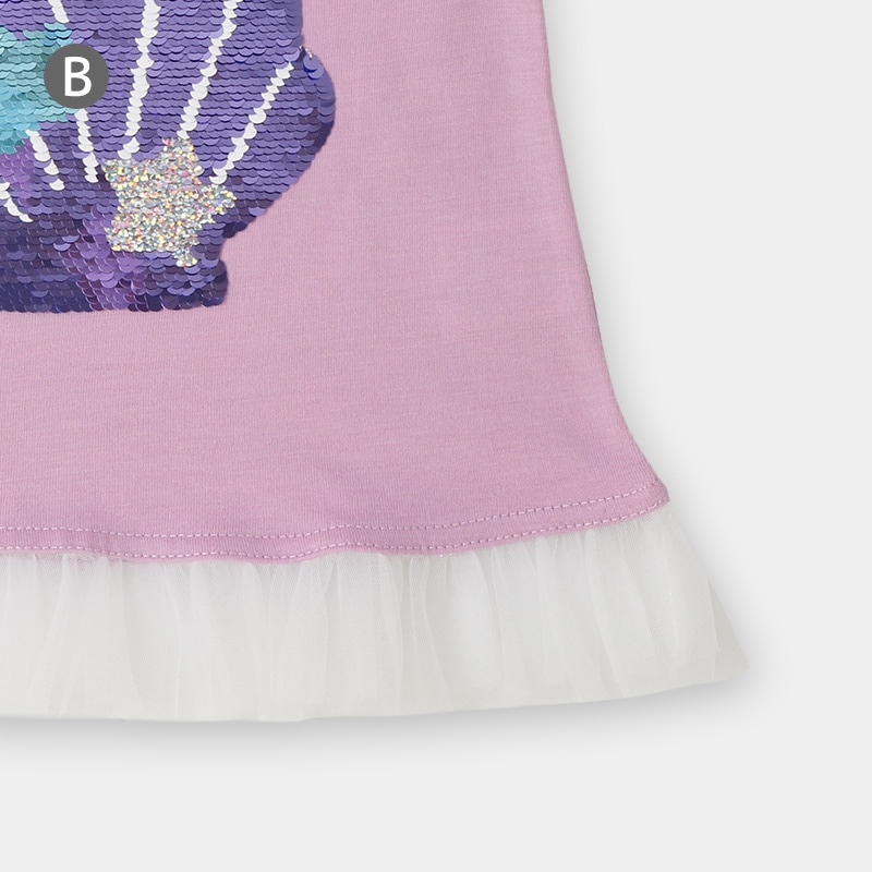 キラキラスパンコール半袖Tシャツ【GrinLab グリンラボ】