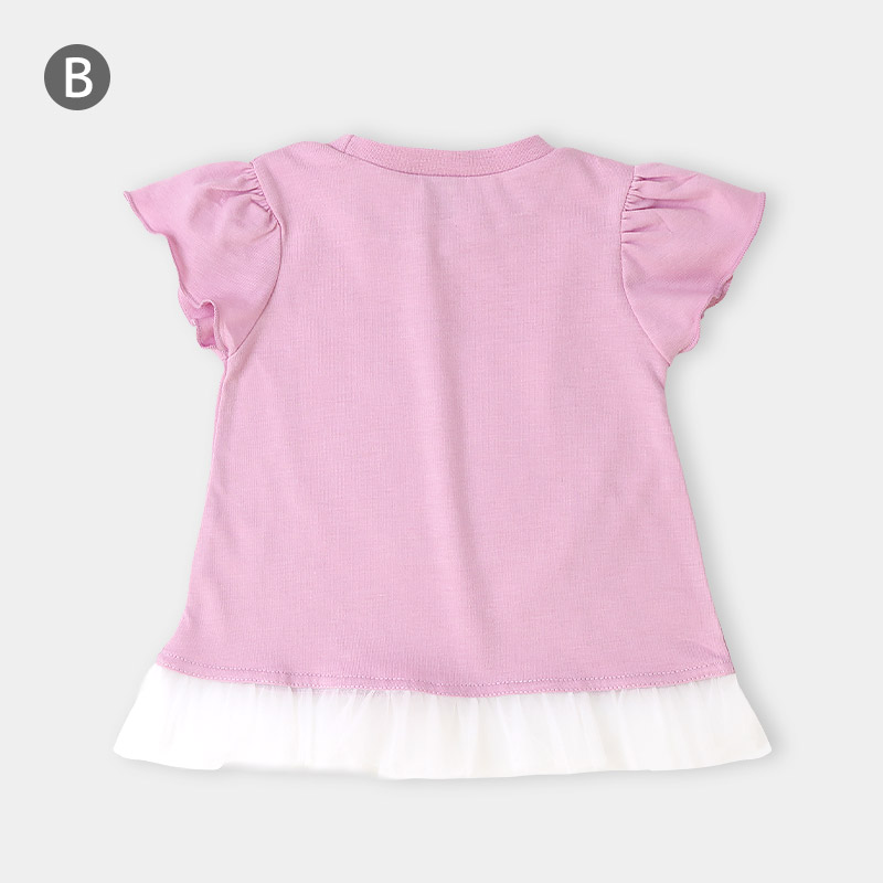 キラキラスパンコール半袖Tシャツ【GrinLab グリンラボ】|80-130cm