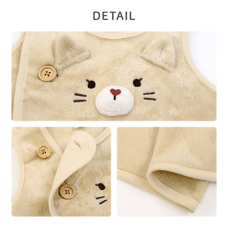 キッズ スリーパー ベスト ベビー 男の子 女の子 スーパーマイクロフリース 前開き お着替え簡単 アニマル くま うさぎ ねこ クマ ウサギ ネコ 猫 動物 耳付き 暖かい 防寒 毛布 体温調節 可愛い マイクロファイバー 洗える 80 90 95 100 お祝い ギフト プレゼント